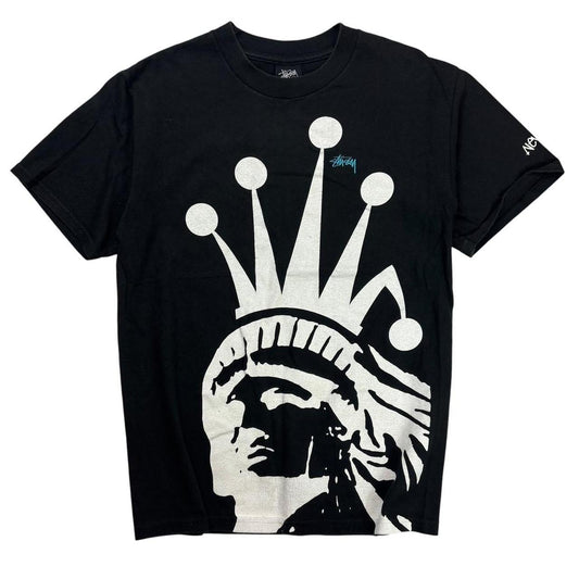 Stussy black graphic T shirt (S)
