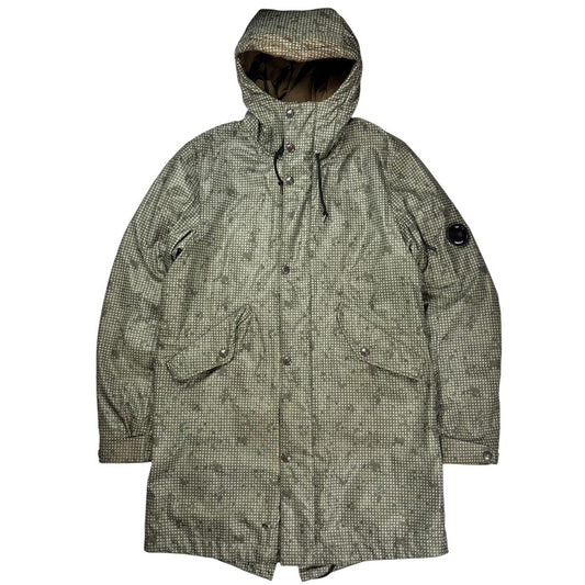 CP Company Camotage down insulated parka jacket (XL)