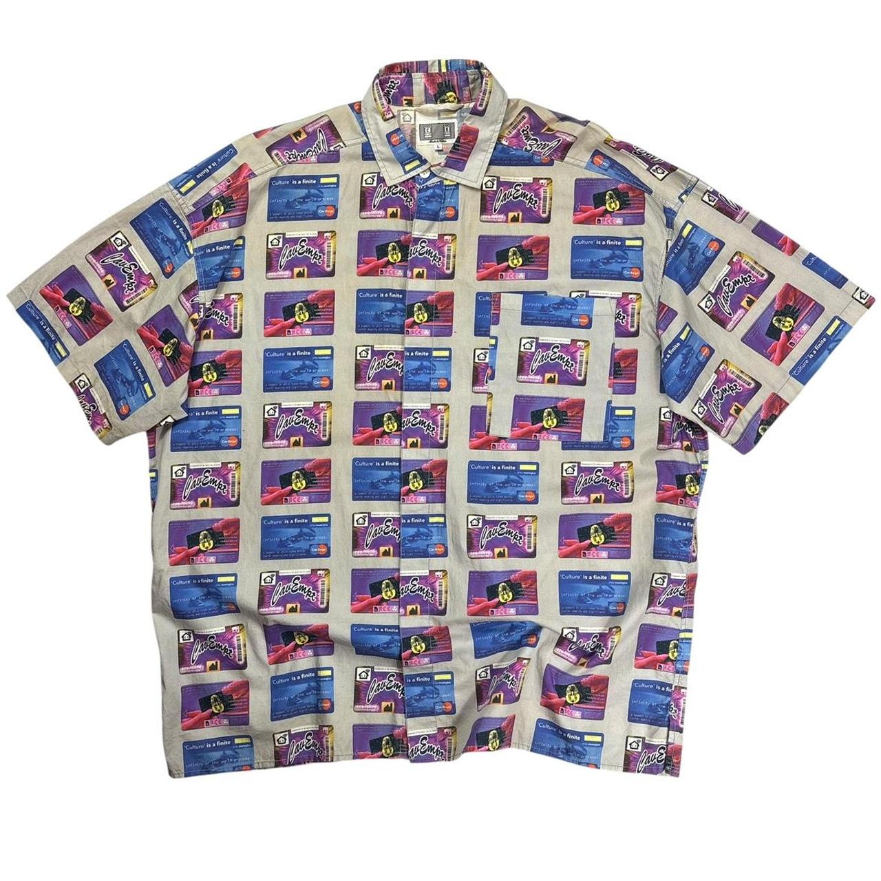 Cav empt credit card button up shirt (L)