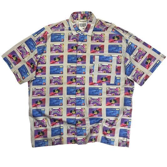 Cav empt credit card button up shirt (L)