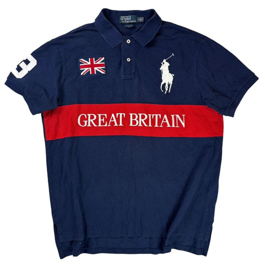 Ralph Lauren big pony chief Keef style Great Britain polo shirt (XL)