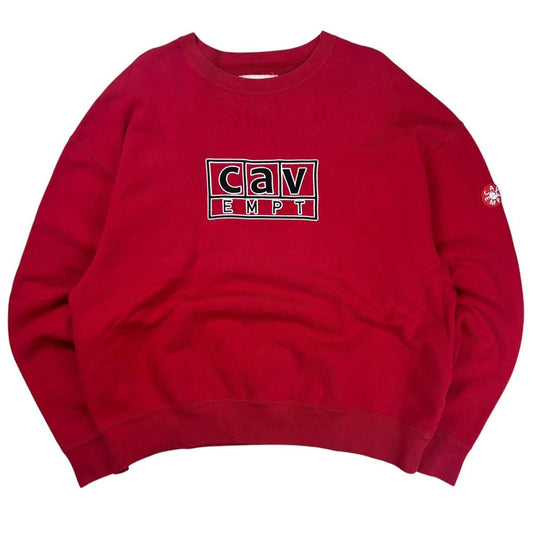 Cav empt embroidered logo pullover sweatshirt (M)