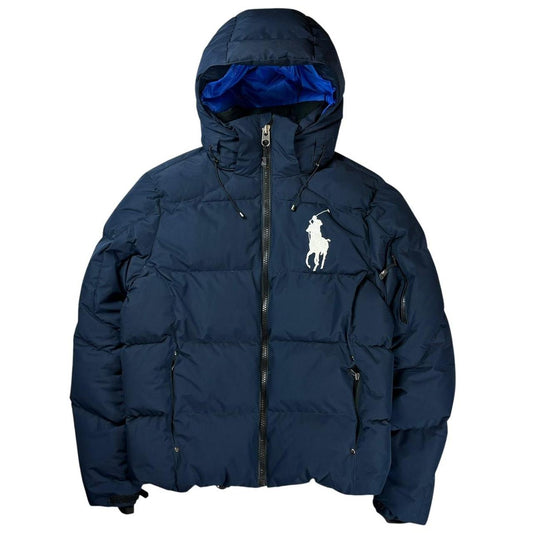 Ralph Lauren navy big pony down puffer jacket