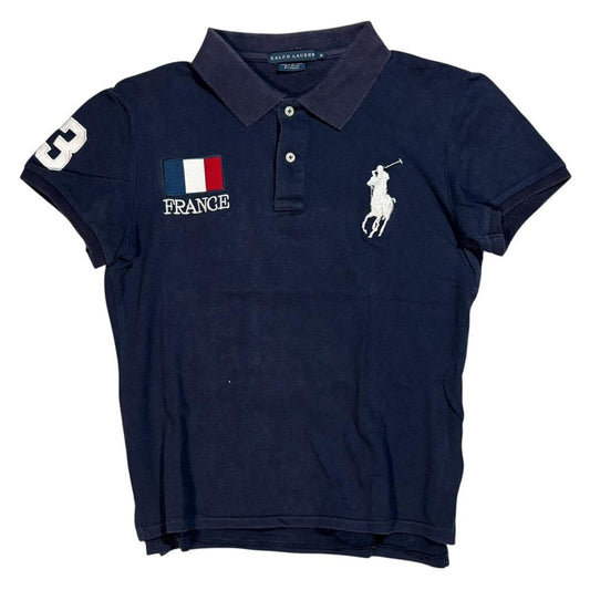 Ralph Lauren big pony chief keef style France polo shirt (XS)