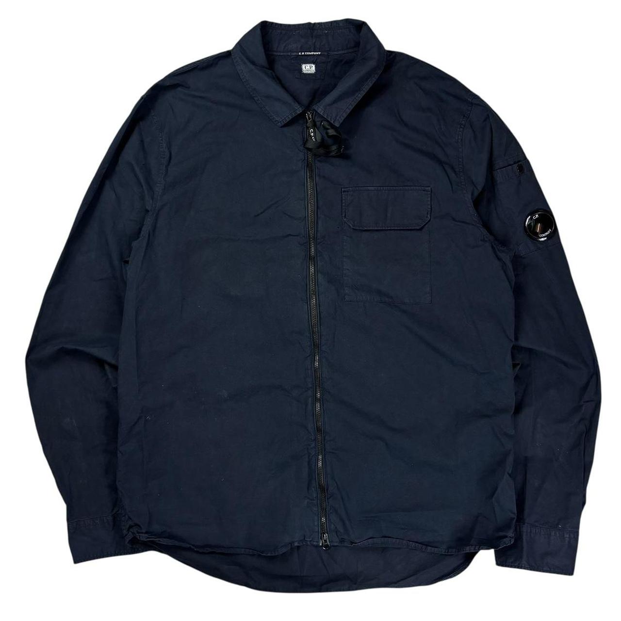 CP company navy single pocket met overshirt jacket (XXL)