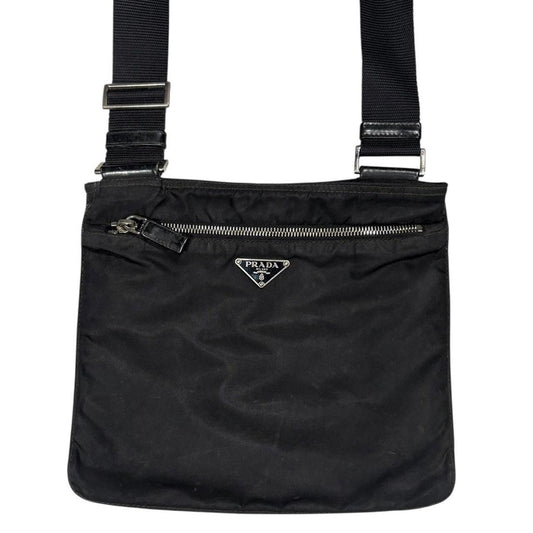 Prada black crossbody side bag