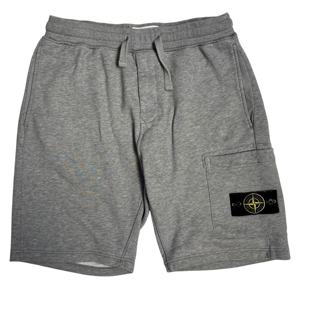 Stone island grey sweat shorts (S)