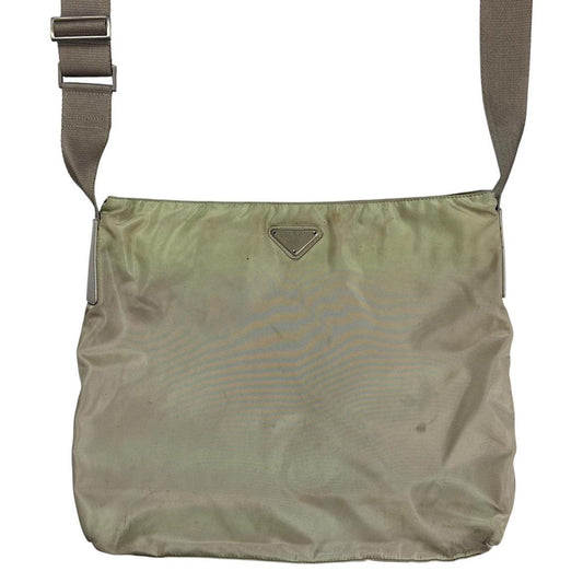 Prada triangle logo crossbody side bag