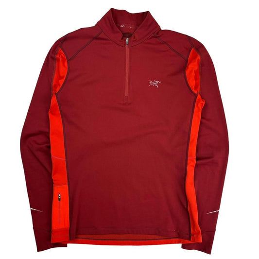 Arc’teryx two tone quarter zip sweatshirt