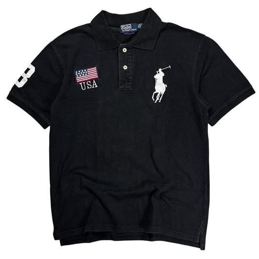 Ralph Lauren big pony chief keef style USA polo shirt (XL)