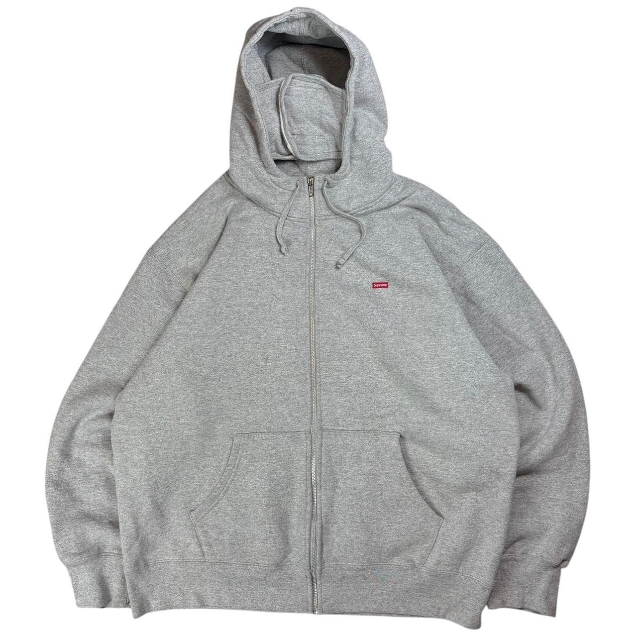 Supreme S Logo Zip Up Hooded グレー XL
