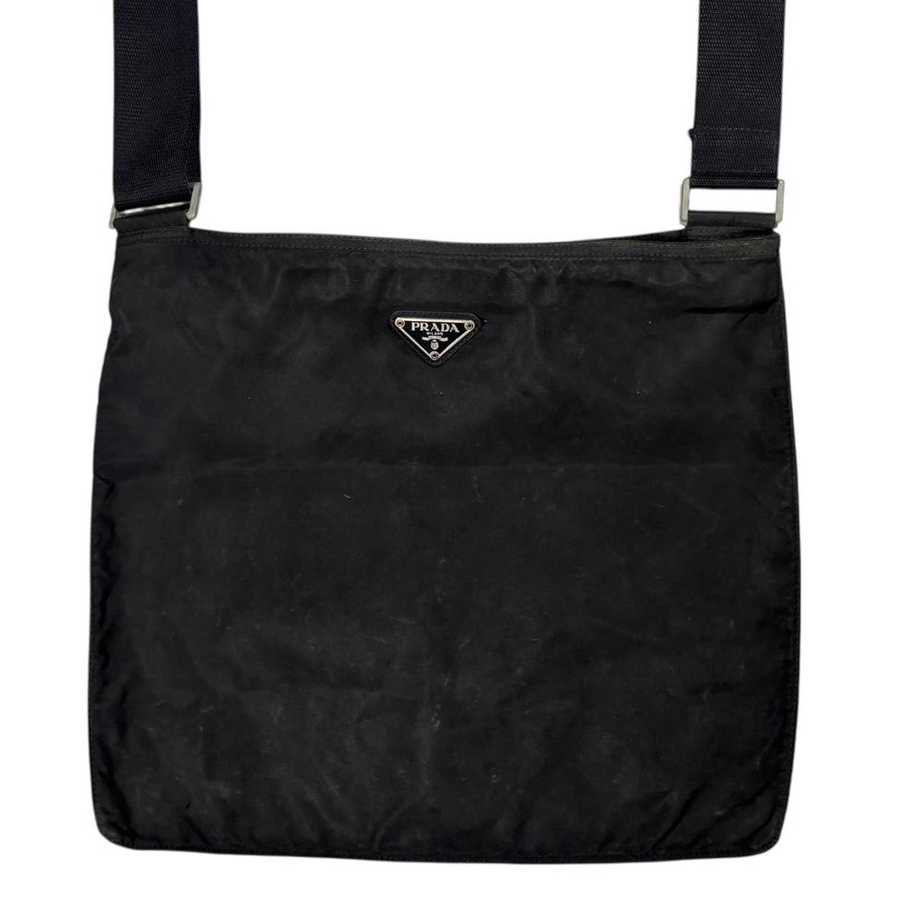 Prada black crossbody side bag