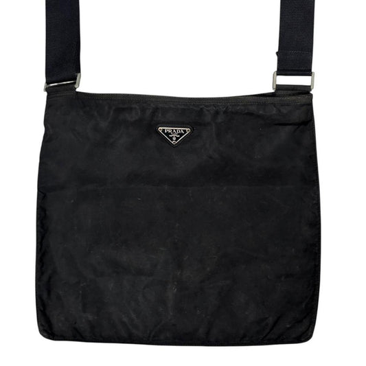 Prada black crossbody side bag