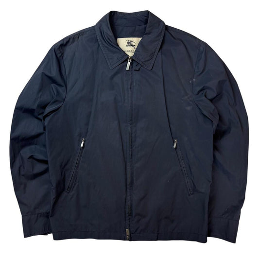 Burberry navy Harrington jacket (M)