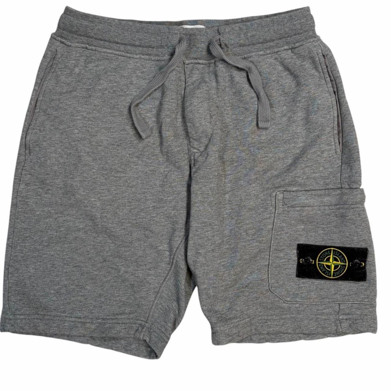Stone island grey sweat shorts (S)