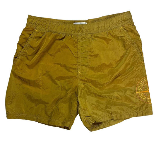 Stone island nylon metal shimmer swimming shorts (L)