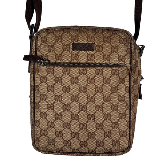 Gucci monogram crossbody side bag