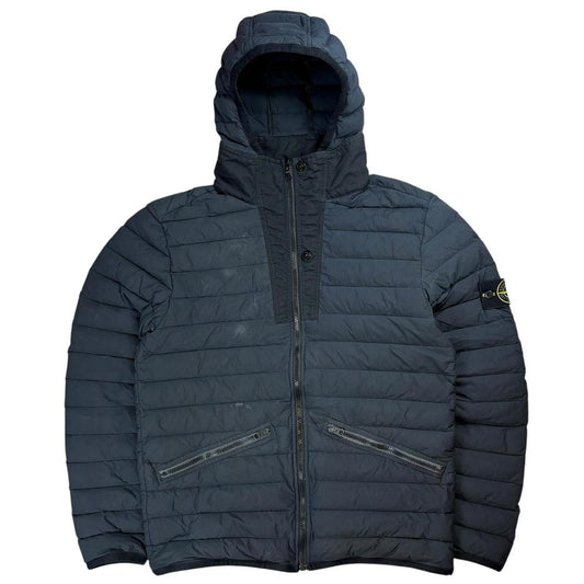 Stone island loom woven down chambers stretch nylon TC down puffer jacket