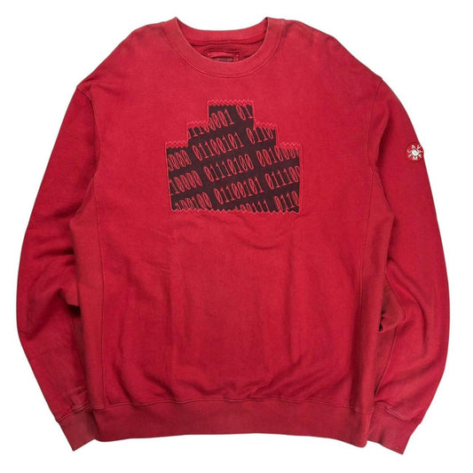 Cav empt embroidered pullover sweatshirt (XL)