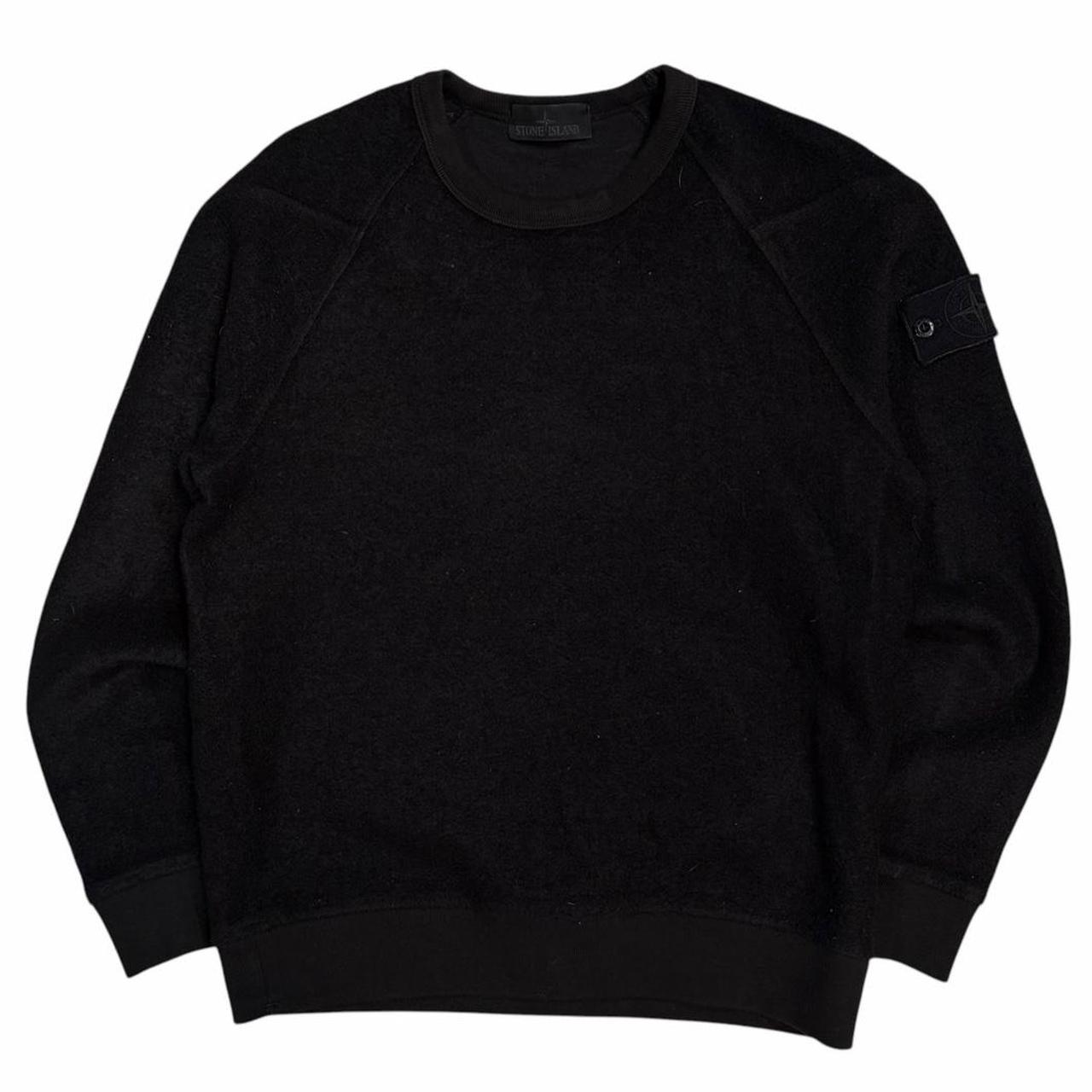 Stone island ghost badge wool sweatshirt (S)
