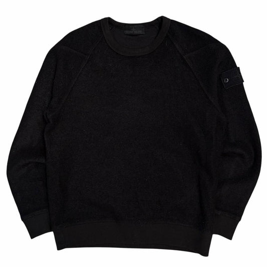 Stone island ghost badge wool sweatshirt (S)