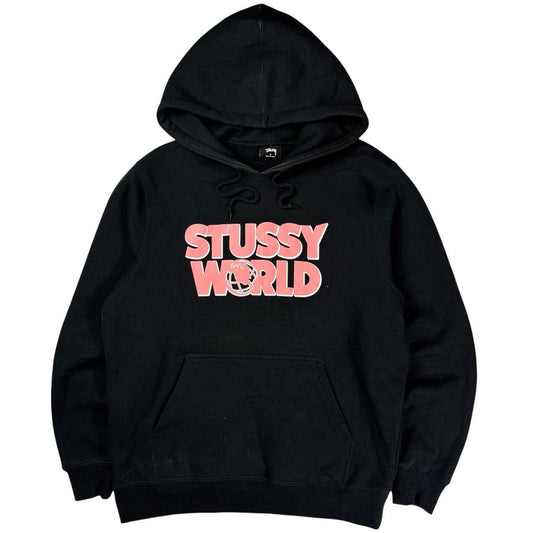 Stussy world pullover hoodie (S)