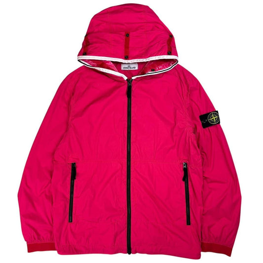 Stone island skin touch nylon TC windbreaker jacket (M)