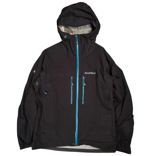 Montbell black windbreaker jacket (L)