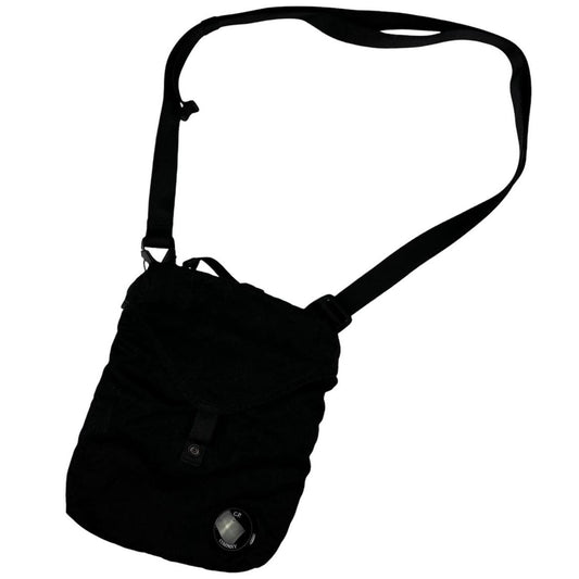 CP company black Nylon B Lens crossbody side bag