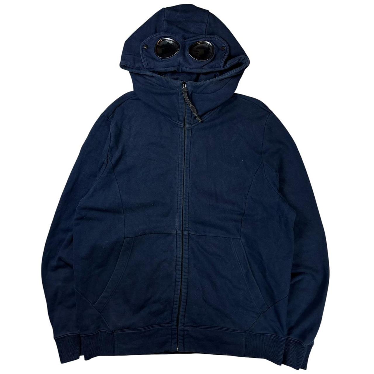 CP company navy zip up goggle hoodie (XXL)