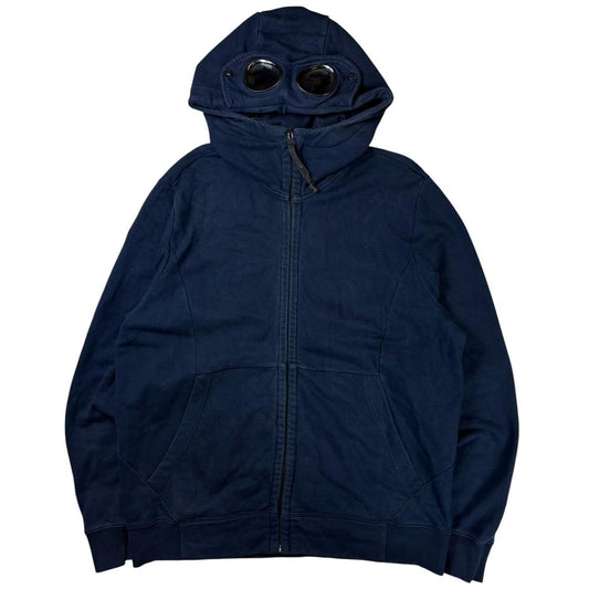 CP company navy zip up goggle hoodie (XXL)