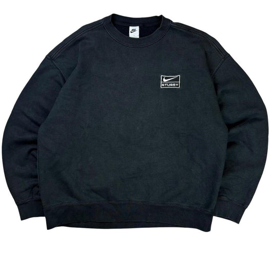 Nike x Stussy black pullover sweatshirt (L)