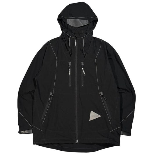 And wander black windbreaker jacket (L)
