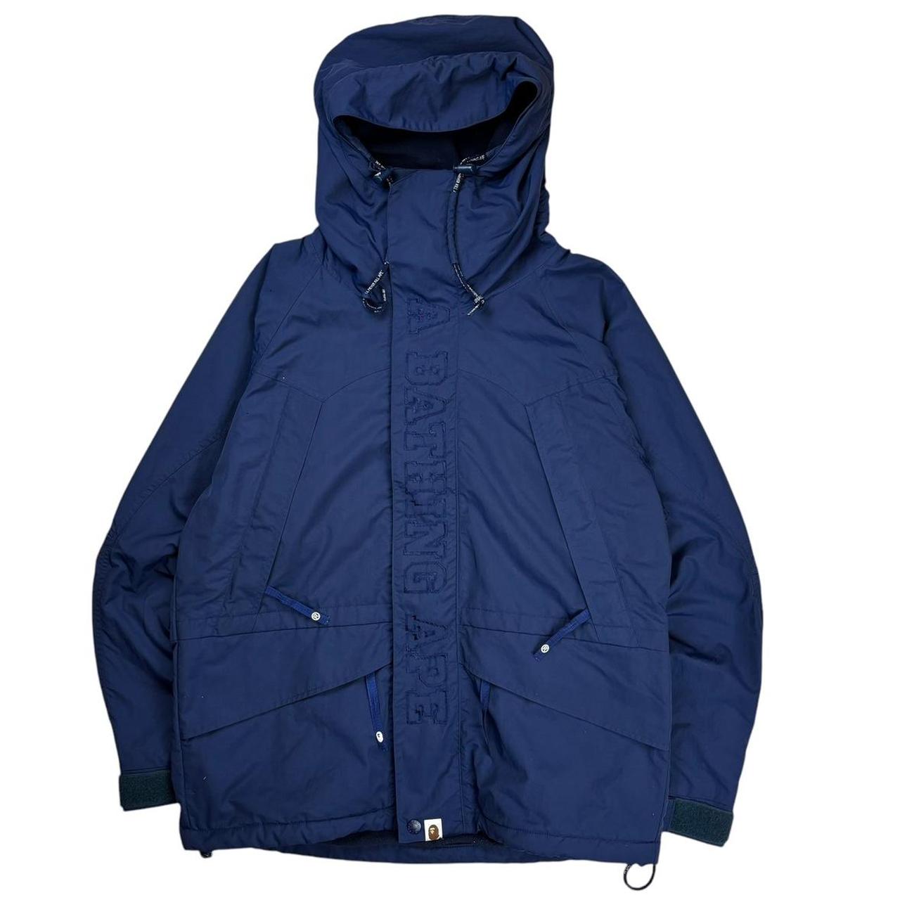 Bape navy snowboard jacket