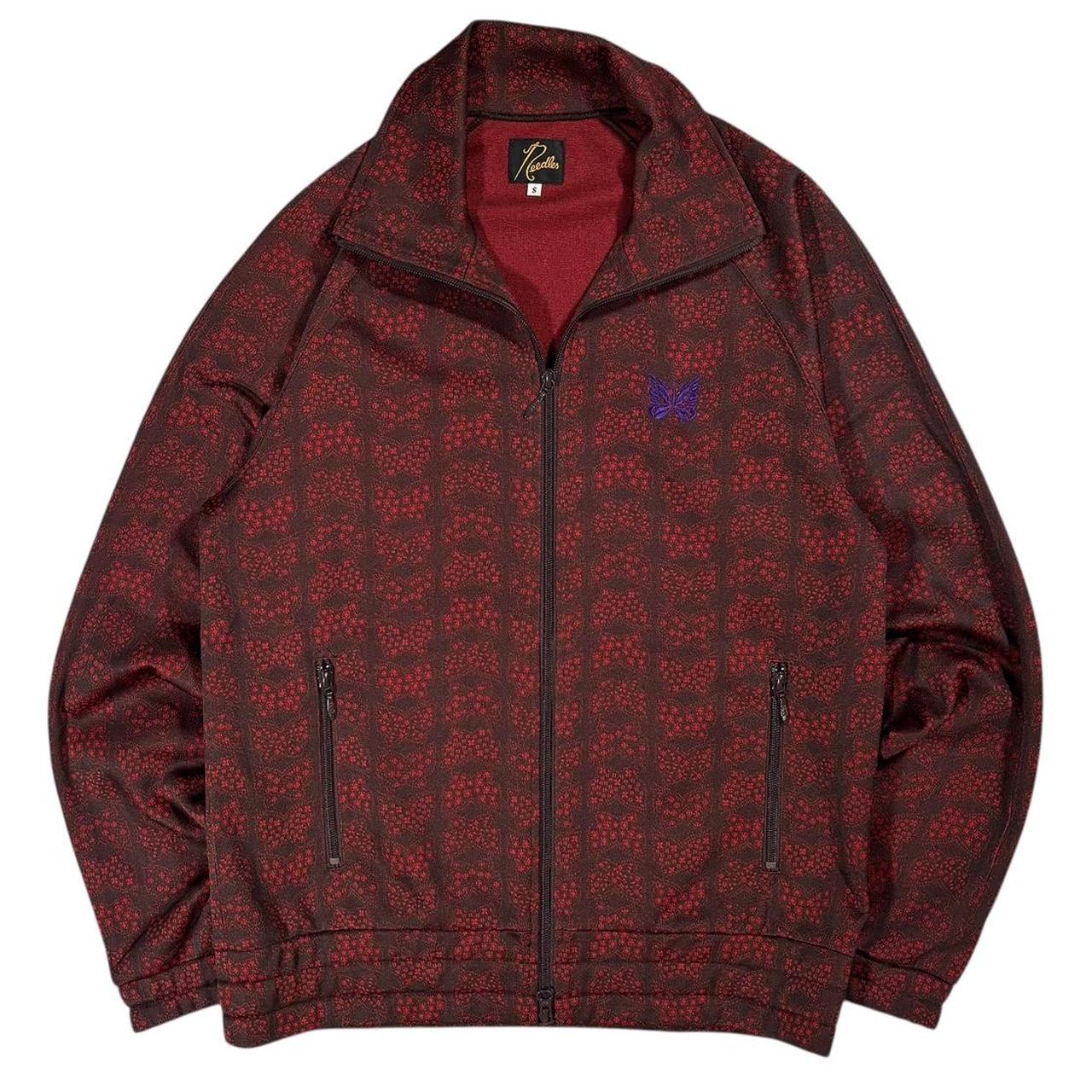 Needles pattern zip up tracksuit jacket (S)
