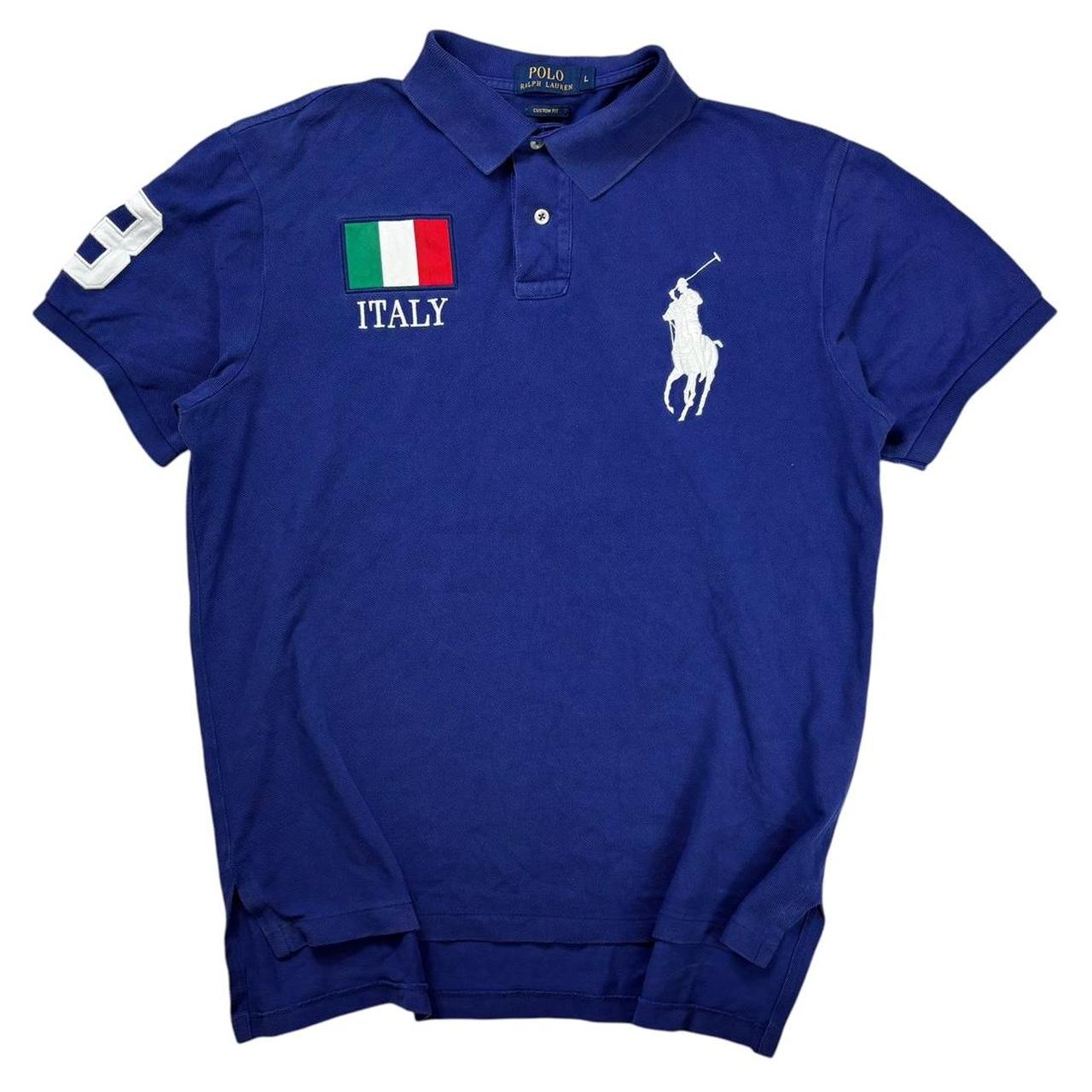 Ralph Lauren big pony chief Keef style Italy polo shirt (L)