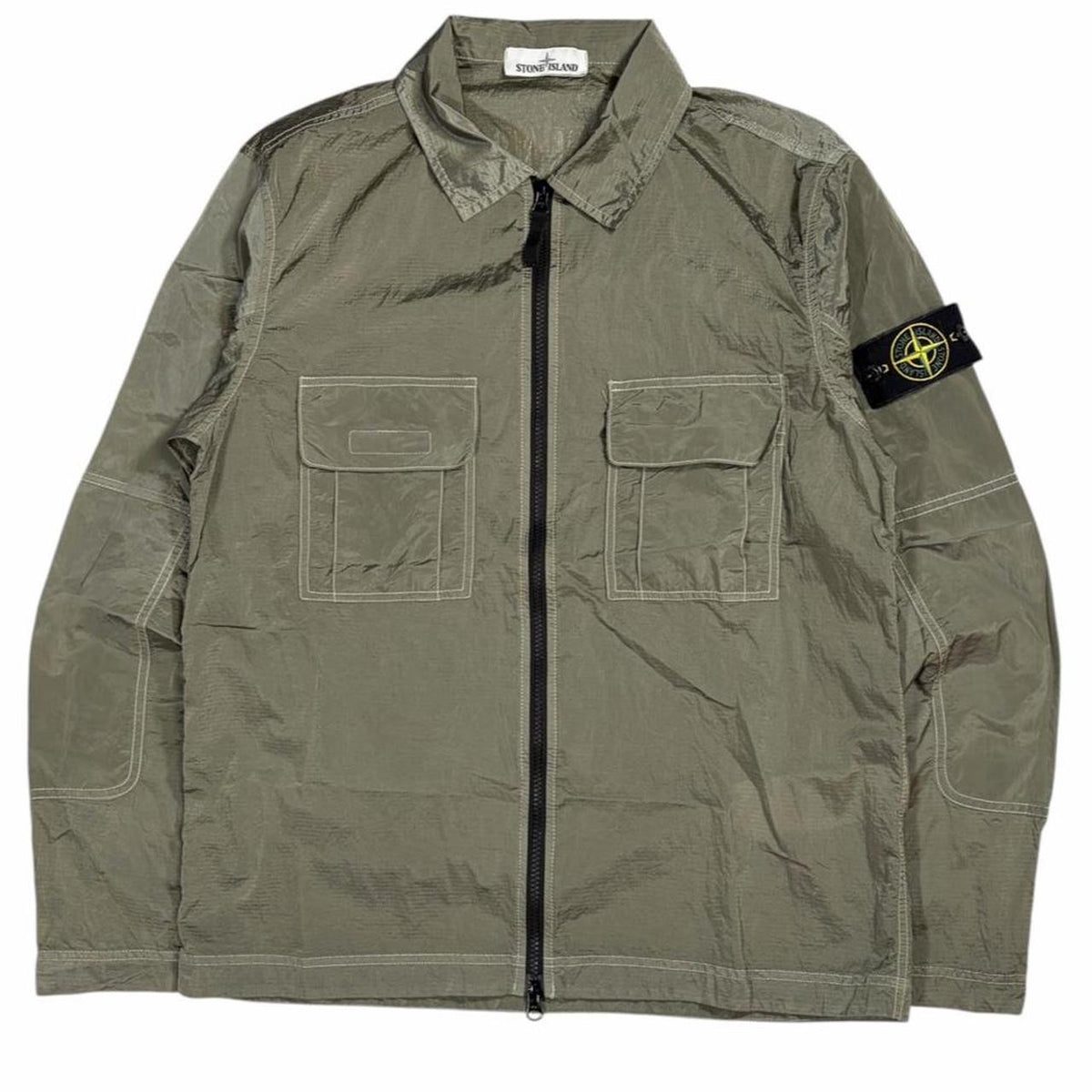 Stone island nylon metal ripstop overshirt jacket (M)