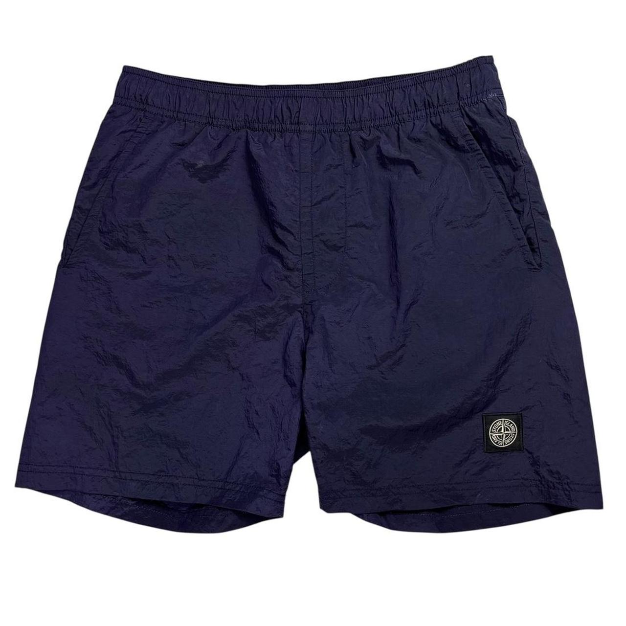 Stone island nylon metal shimmer swimming shorts (S)