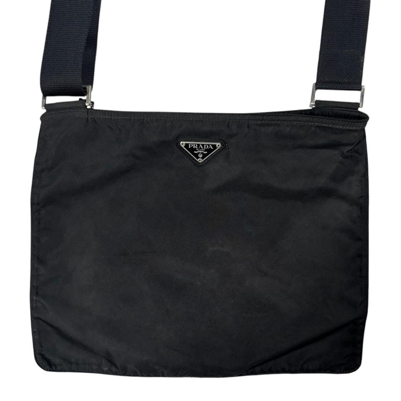 Prada black crossbody side bag