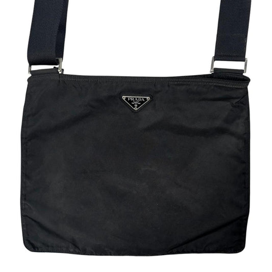 Prada black crossbody side bag