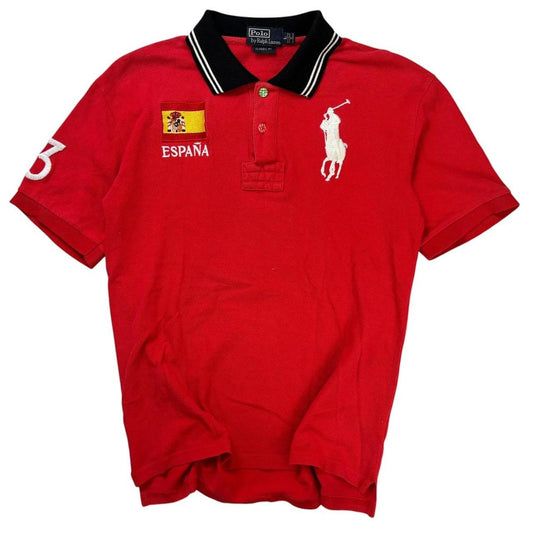 Ralph Lauren big pony chief Keef style Spain polo shirt (L)