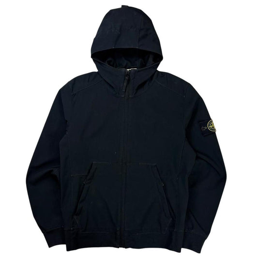 Stone island black soft shell jacket (S)