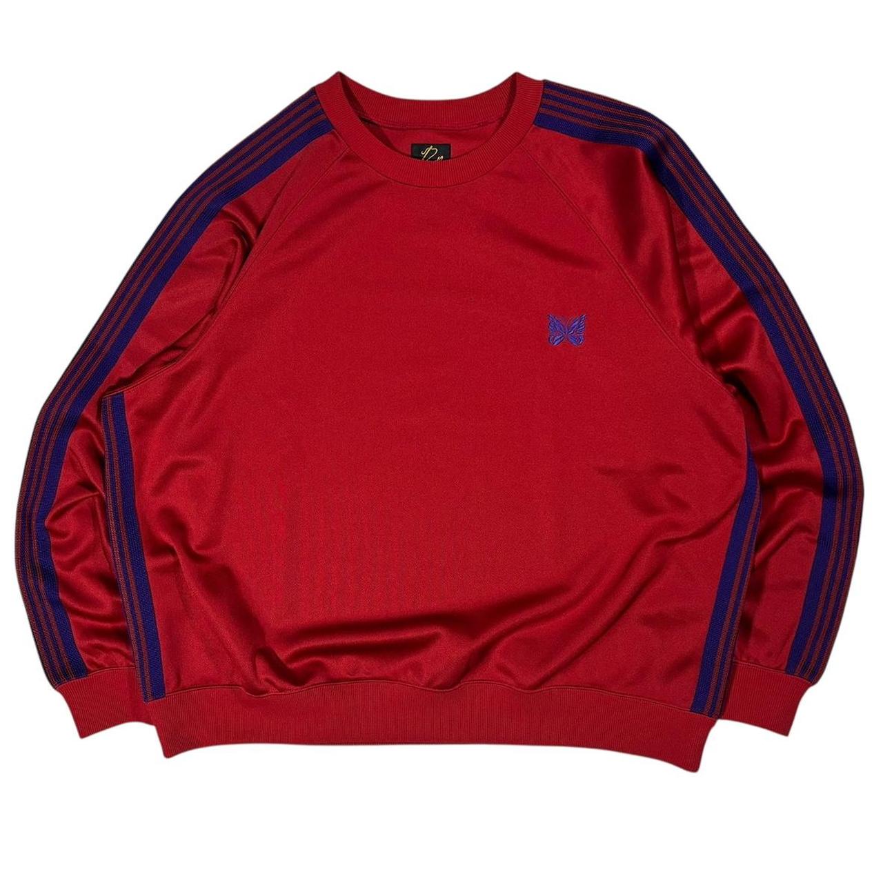 Needles red pullover sweatshirt (L)