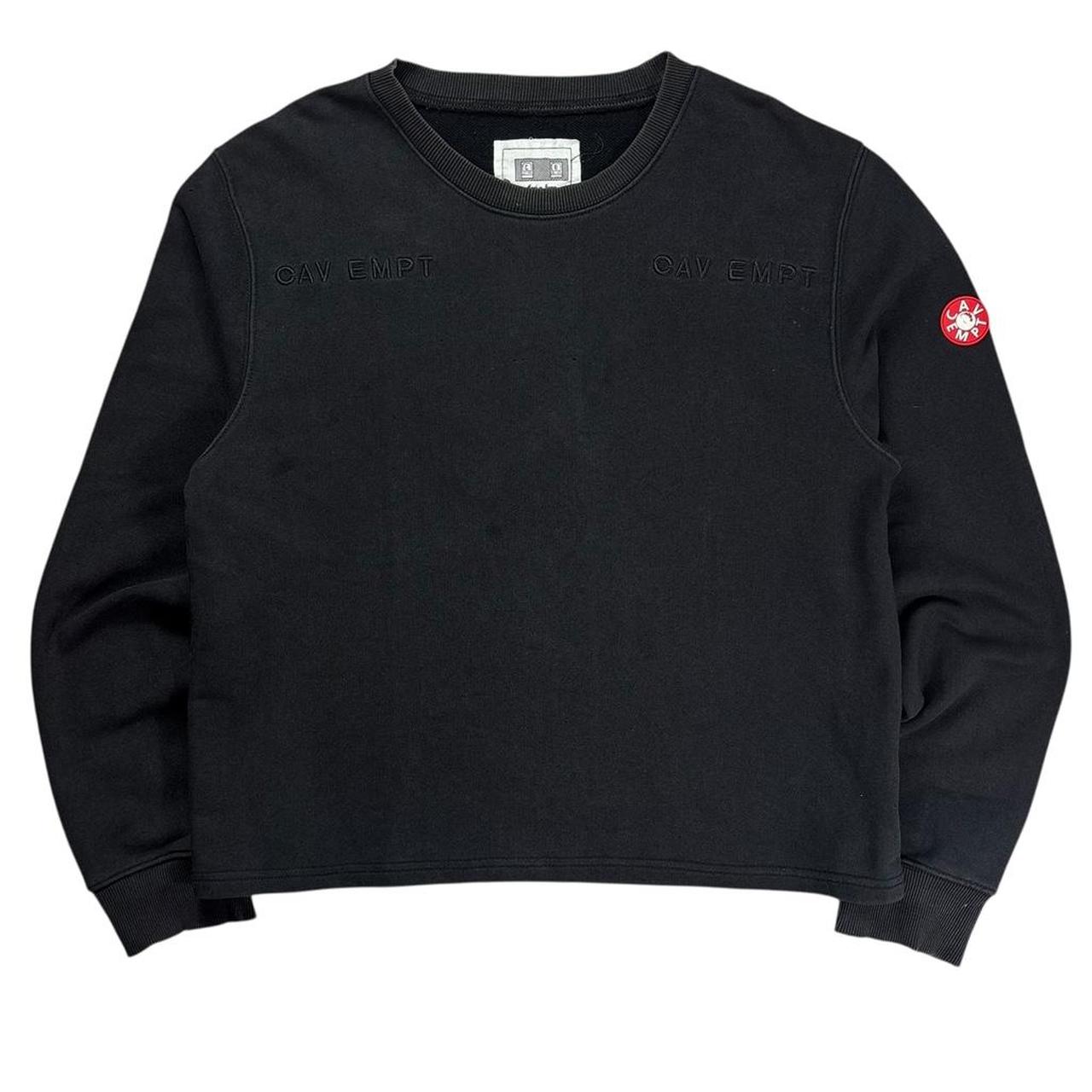 Cav empt black graphic pullover sweatshirt (M)