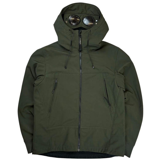 CP company soft shell goggle jacket