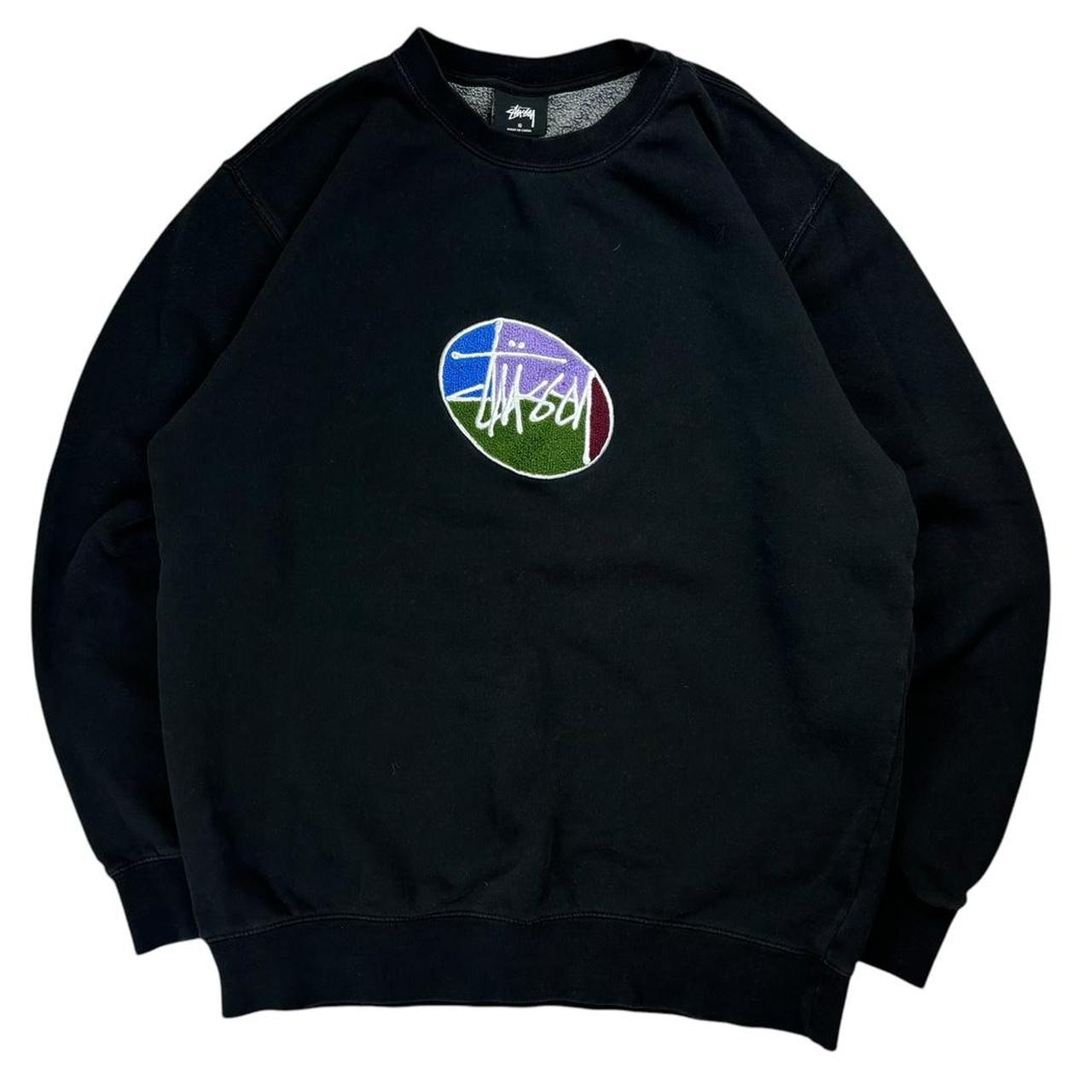 Stussy embroidered logo pullover sweatshirt