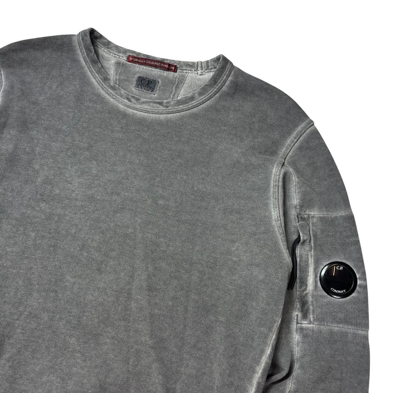 CP company grey Re-colour pullover sweatshirt (S)