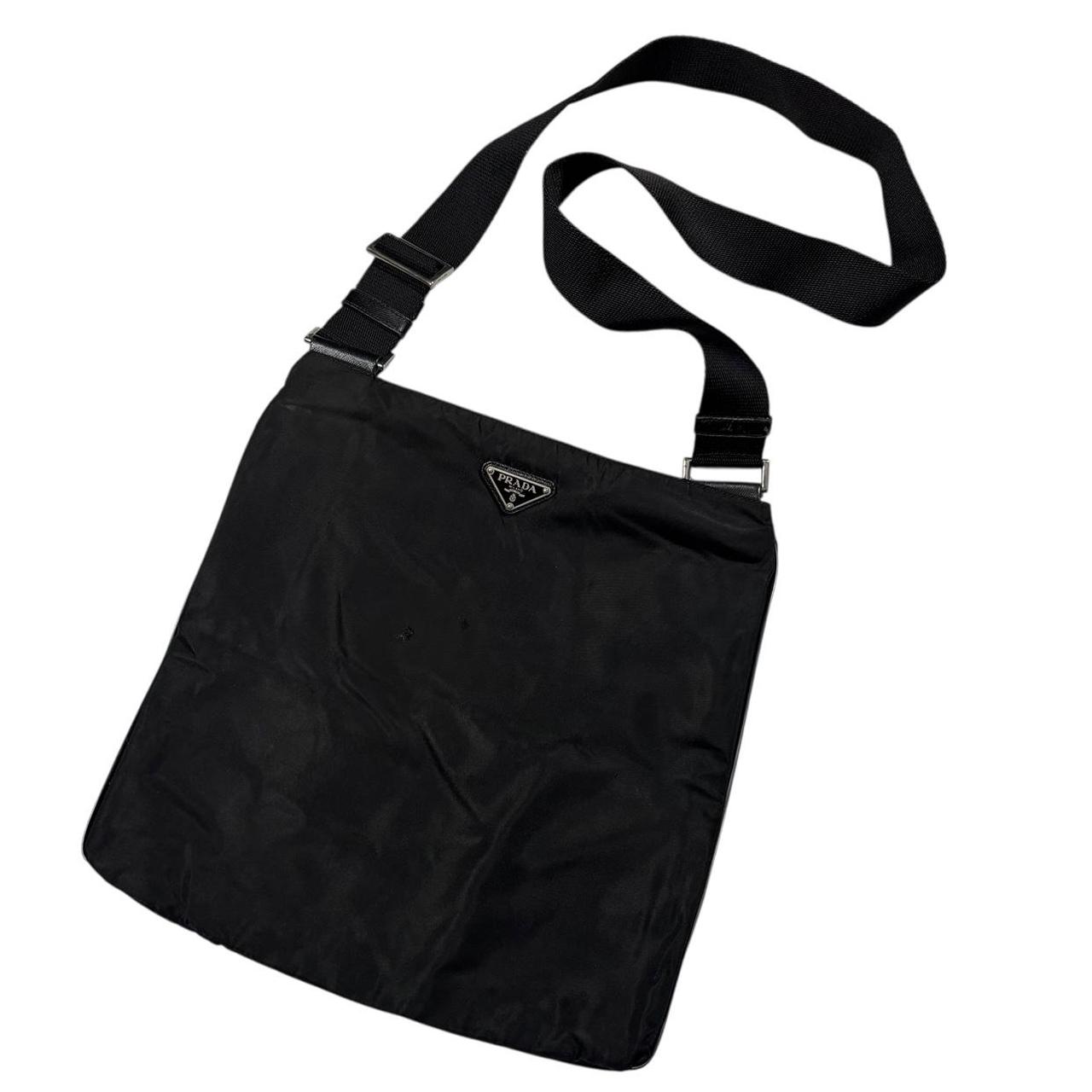 Prada black crossbody side bag