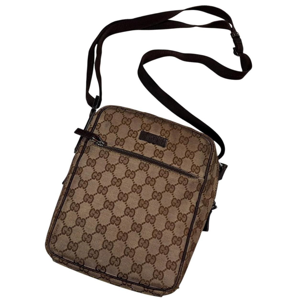 Gucci monogram crossbody side bag
