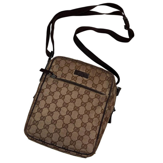 Gucci monogram crossbody side bag